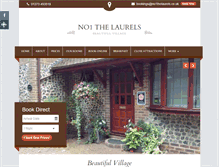 Tablet Screenshot of no1thelaurels.co.uk